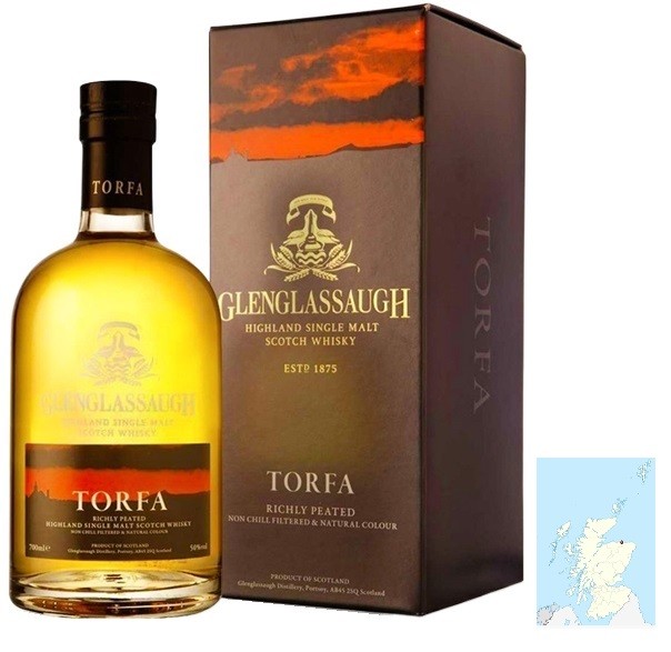 GLENGLASSAUGH TORFA SINGLE MALT HIGHLAND WHISKY  70 CL  50°