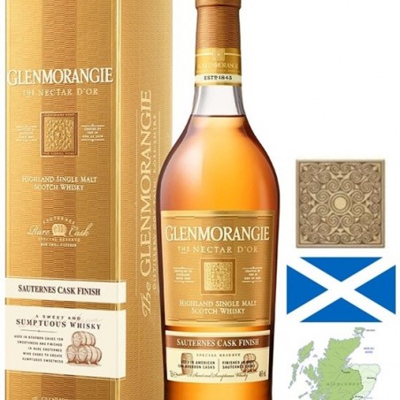 GLENMORANGIE NECTAR OR SINGLE MALT HIGHLANDS WHISKY 70CL 46°