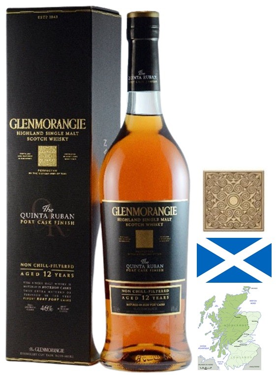 GLENMORANGIE QUINTA RUBAN S MALT HIGHLAND WHISKY 70CL 46°