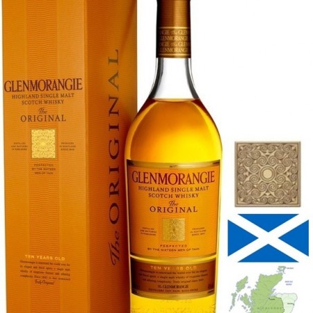 GLENMORANGIE 10 ANS SINGLE MALT WHISKY HIGHLANDS  70 CL 40°