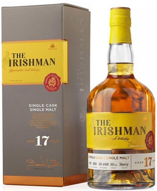 IRISHMAN 17 ANS SINGLE CASK IRLANDE 70 CL 56°