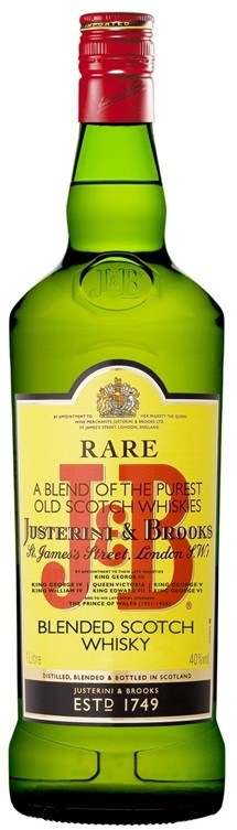 J&B RARE BLENDED WHISKY ECOSSE 70 CL  40°