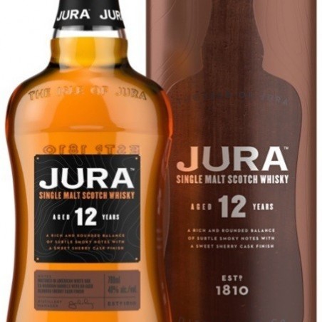 JURA 12 ANS ISLE OF JURA SINGLE MALT WHISKY 70 CL  40°