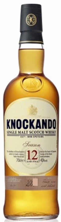 KNOCKANDO 12 ANS SINGLE MALT SPEYSIDE WHISKY 70CL 43°