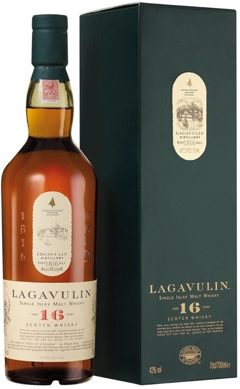 LAGAVULIN 16 ANS SINGLE MALT WHISKY ISLAY 70 CL  43°