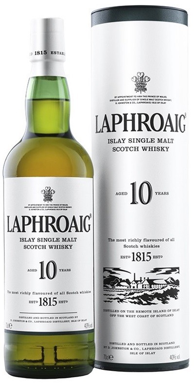 LAPHROAIG 10 ANS SINGLE MALT WHISKY ISLAY 70 CL 40°