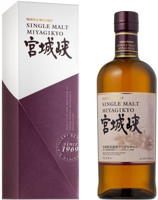 MIYAGIKYO SINGLE MALT WHISKY JAPON 70 CL  45°