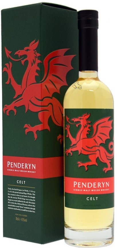 PENDERYN CELT SINGLE MALT   PAYS DE GALLES   70 CL  41°