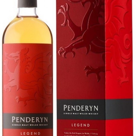 PENDERYN LEGEND SINGLE MALT PAYS DE GALLES 70 CL 41°