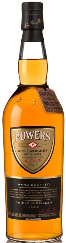 POWERS GOLD LABEL IRISH WHISKEY 70CL 43.2 °