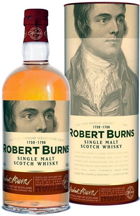 ROBERT BURNS SINGLE MALT WHISKY ARRAN 70CL 40°