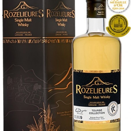 ROZELIEURES TOURBÉ COLLECTION WHISKY LORRAINE 70CL 46°