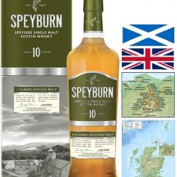 SPEYBURN 10 ANS SINGLE MALT WHISKY SPEYSIDE  70 CL 46°