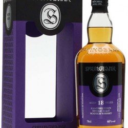 SPRINGBANK 18 ANS SINGLE MALT WHISKY CAMPBELTOWN 70 CL 46°