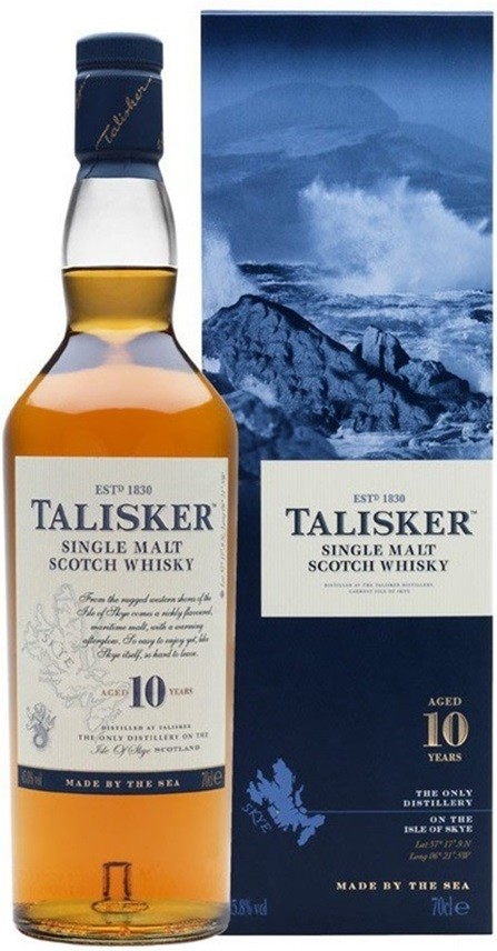 TALISKER 10 ANS SINGLE MALT ILE DE SKYE 70CL  45.8°