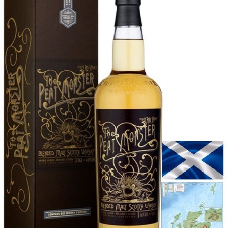 THE PEAT MONSTER BLENDED MALT WHISKY ECOSSE   70 CL 46°