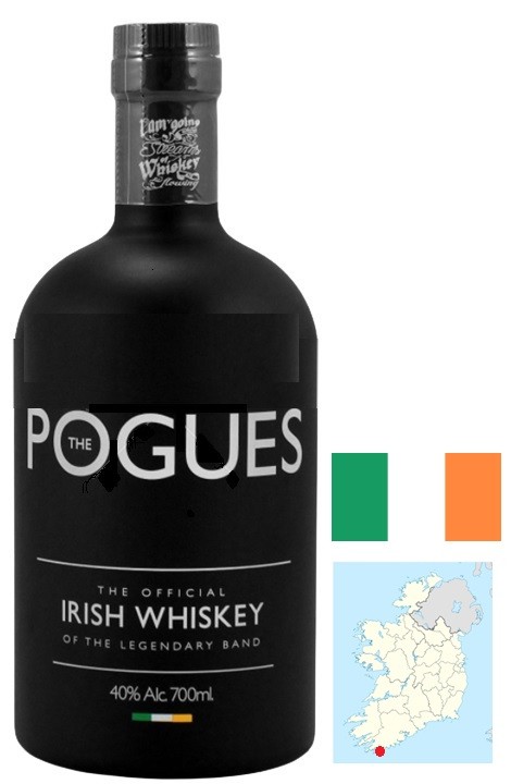 THE POGUES OFFICIAL IRISH WHISKEY OF THE BAND 70 CL 40°