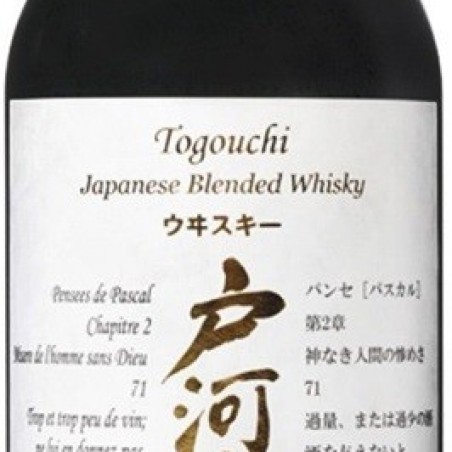 TOGOUCHI PREMIUM BLENDED WHISKY JAPON 70 CL 40°