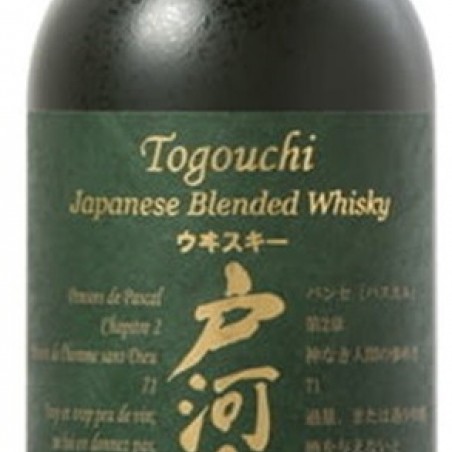 TOGOUCHI 9 ANS BLENDED WHISKY JAPON 70 CL 40°