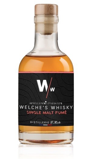 WELCHE'S WHISKY SINGLE MALT FUMÉ-FINE TOURBE 20CL 43°