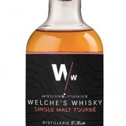 WELCHE'S WHISKY SINGLE MALT TOURBÉ ALSACE 20CL 46°C