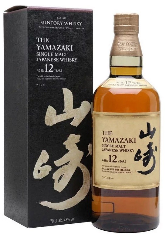 YAMAZAKI 12 ANS SINGLE MALT WHISKY JAPON 70 CL 43°