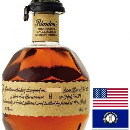 BLANTON'S ORIGINAL  SINGLE BARREL  BOURBON 70 CL 46°5