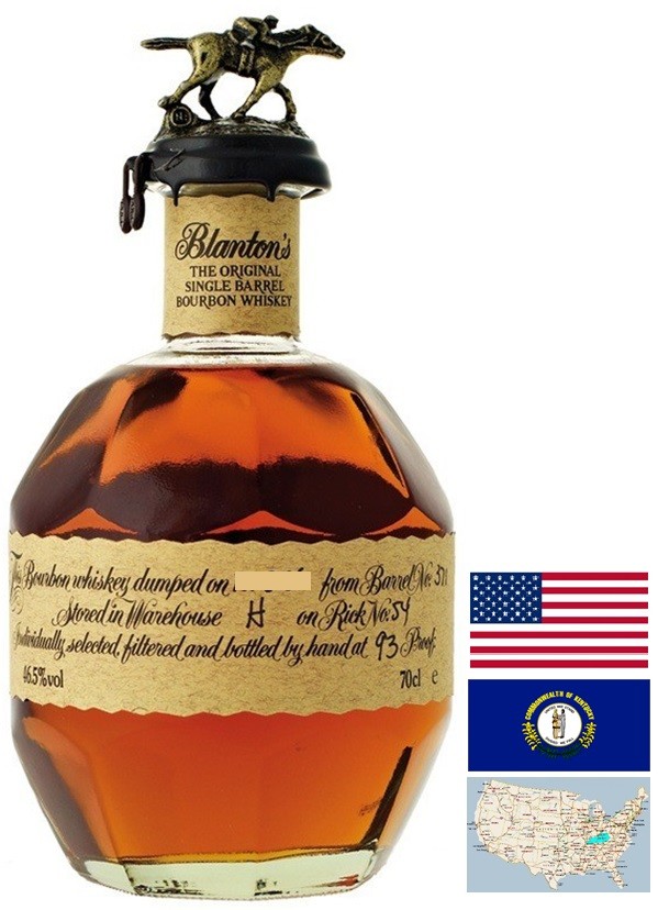 BLANTON'S ORIGINAL  SINGLE BARREL  BOURBON 70 CL 46°5