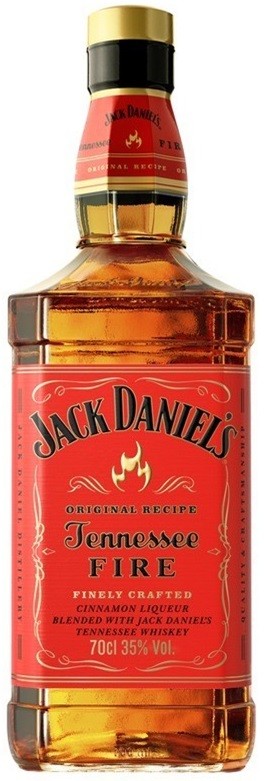 JACK DANIEL'S FIRE LIQUEUR TENNESSEE WHISKEY 70CL 35°