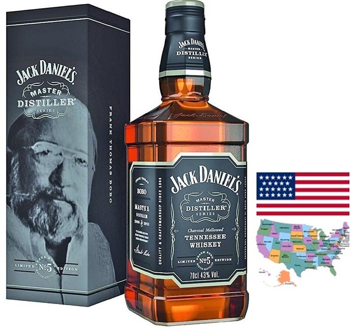 JACK DANIEL'S MASTER DISTILLER N°5 TENNESSEE WHISKEY 70CL43°