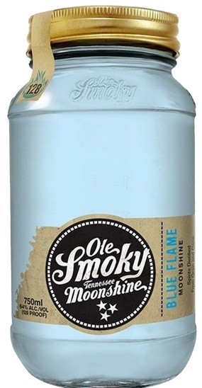 OLE SMOKY MOONSHINE BLUE FLAME TENNESSEE 50CL 64°