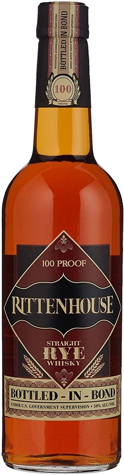 RITTENHOUSE 100 PROOF STRAIGHTRYE BOURBON KENTUCKY 70CL 50°