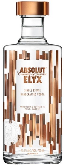 ABSOLUT ELYX VODKA SUÈDE  70CL 42.30°