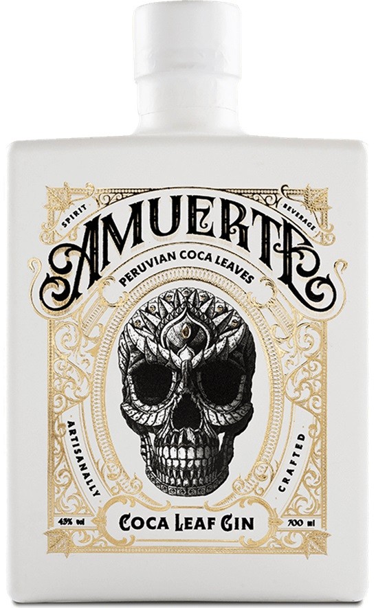 AMUERTE COCA LEAF WHITE EDITION GIN BELGIQUE 70 CL 43°