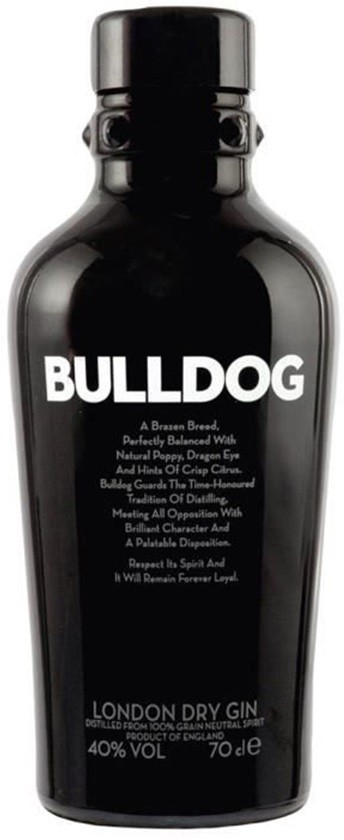 BULLDOG GIN ANGLETERRE 70 CL  40°