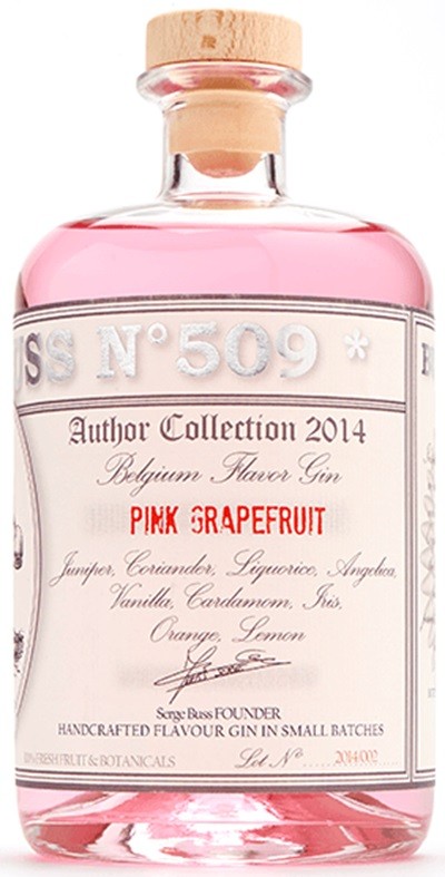 BUSS N°509 PINK GRAPPEFRUIT GIN BELGIQUE 70CL 40°