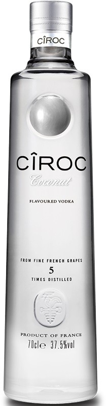 CIROC COCONUT VODKA FRANCE 70CL  37.5°