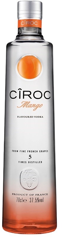 CIROC MANGO VODKA FRANCE 70 CL  37.50°