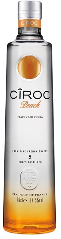 CIROC PECHE VODKA FRANCE 70 CL 37.50°