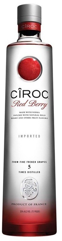 CIROC RED BERRY VODKA FRANCE 70CL 37°5