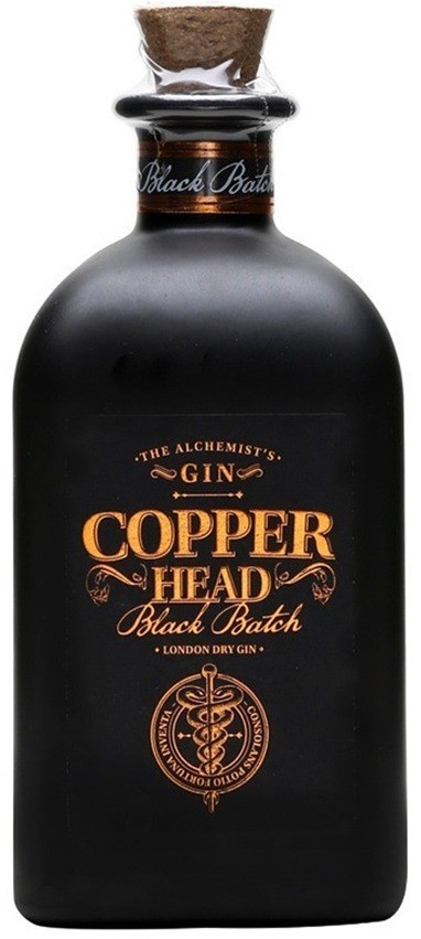 COPPERHEAD BLACK EDITION GIN BELGIQUE 50CL 42°