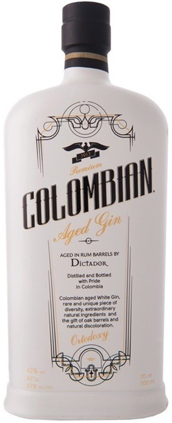 COLOMBIAN DICTADOR "ORTHODOXY" AGED GIN COLOMBIE 70CL 43° 