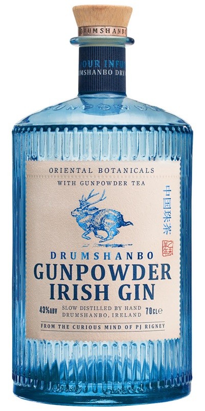 DRUMSHANBO GUNPOWDER GIN IRLANDE   70 CL 43°