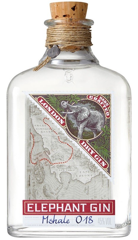 ELEPHANT LONDON DRY GIN ALLEMAGNE 50CL 45°