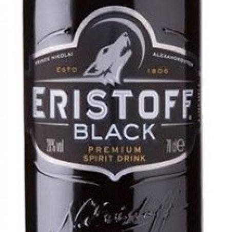ERISTOFF BLACK LIQUEUR DE VODKA 70 CL  18°