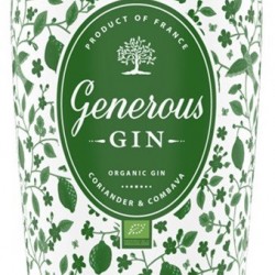 GENEROUS ORGANIC BIO GIN FRANCE 70 CL 44°