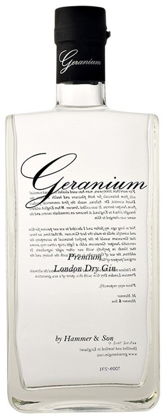 GERANIUM LONDON DRY GIN ANGLETERRE 70 CL 44°