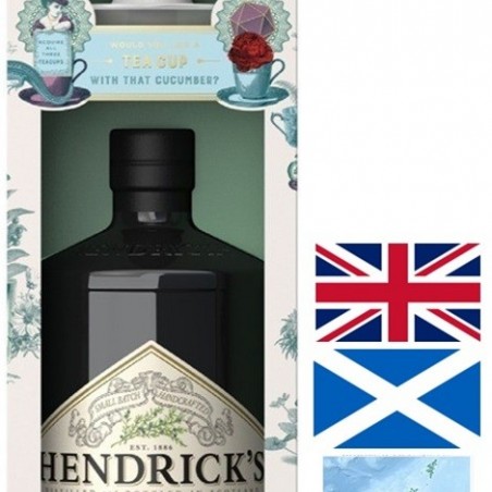 HENDRICK'S GIN TEA TIME PACK ECOSSE  100CL 44°