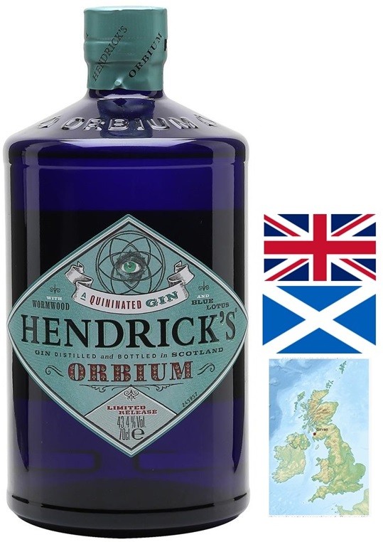 HENDRICK'S ORBIUM GIN ECOSSE 70CL 43.4°