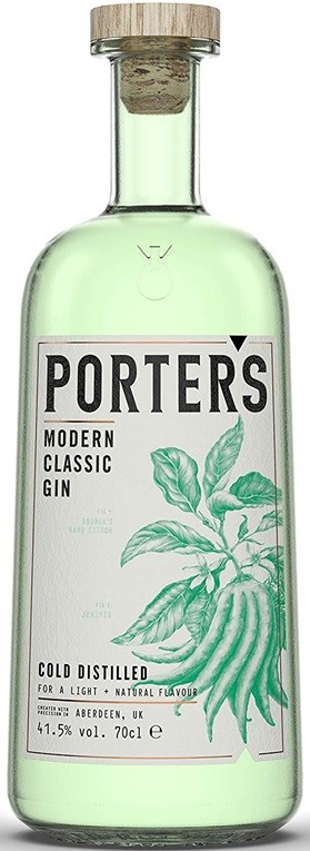 PORTER'S MODERN CLASSIC GIN ECOSSE 70 CL 41,5°
